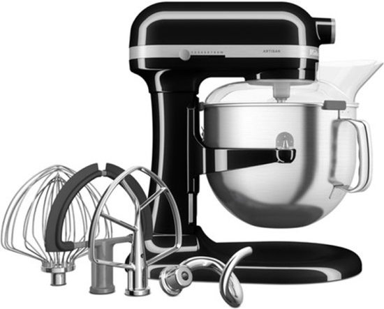 KitchenAid 5KSM70SHXEOB Staande mixer 375 W Zwart van KitchenAid — afbeelding 2