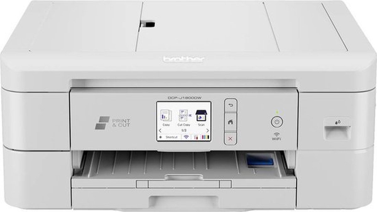 Brother DCP-J1800DW Multifunctionele printer Inkjet Kleur A4 Printen, scannen, kopiëren ADF, Cutter, LAN, WiFi, USB