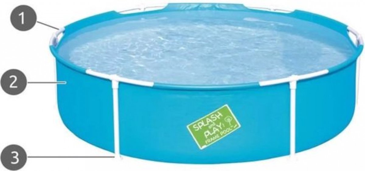 Bestway Zwembad My First Frame Pool 152 cm — afbeelding 20