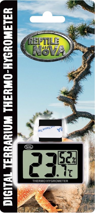 Reptile Nova - Combi digitale thermometer & hygrometer terrarium