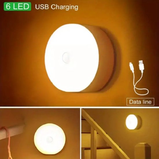 Bovista Nachtlampje - Volwassenen - Kinderen - Slaapkamer - Baby - Nachtlamp - Leeslamp - Slaapkamer - Warm Licht van Bovista — afbeelding 4