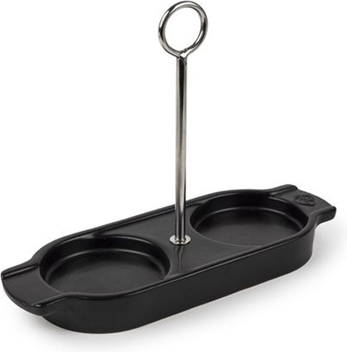 Peugeot Linea Houder Peper- En Zoutmolen 16 cm - Satijnzwart - Keramiek