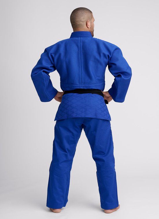 Veste bleue Ippon Gear Fighter 2 coupe slim (Taille : 155)