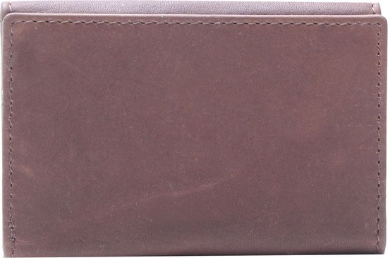 Esquire Cuir Porte-monnaie Chicago Wallet Brown Marron foncé