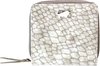 Braun Büffel Cuir Porte-monnaie Alma Wallet Pebble Blanc Multicolore