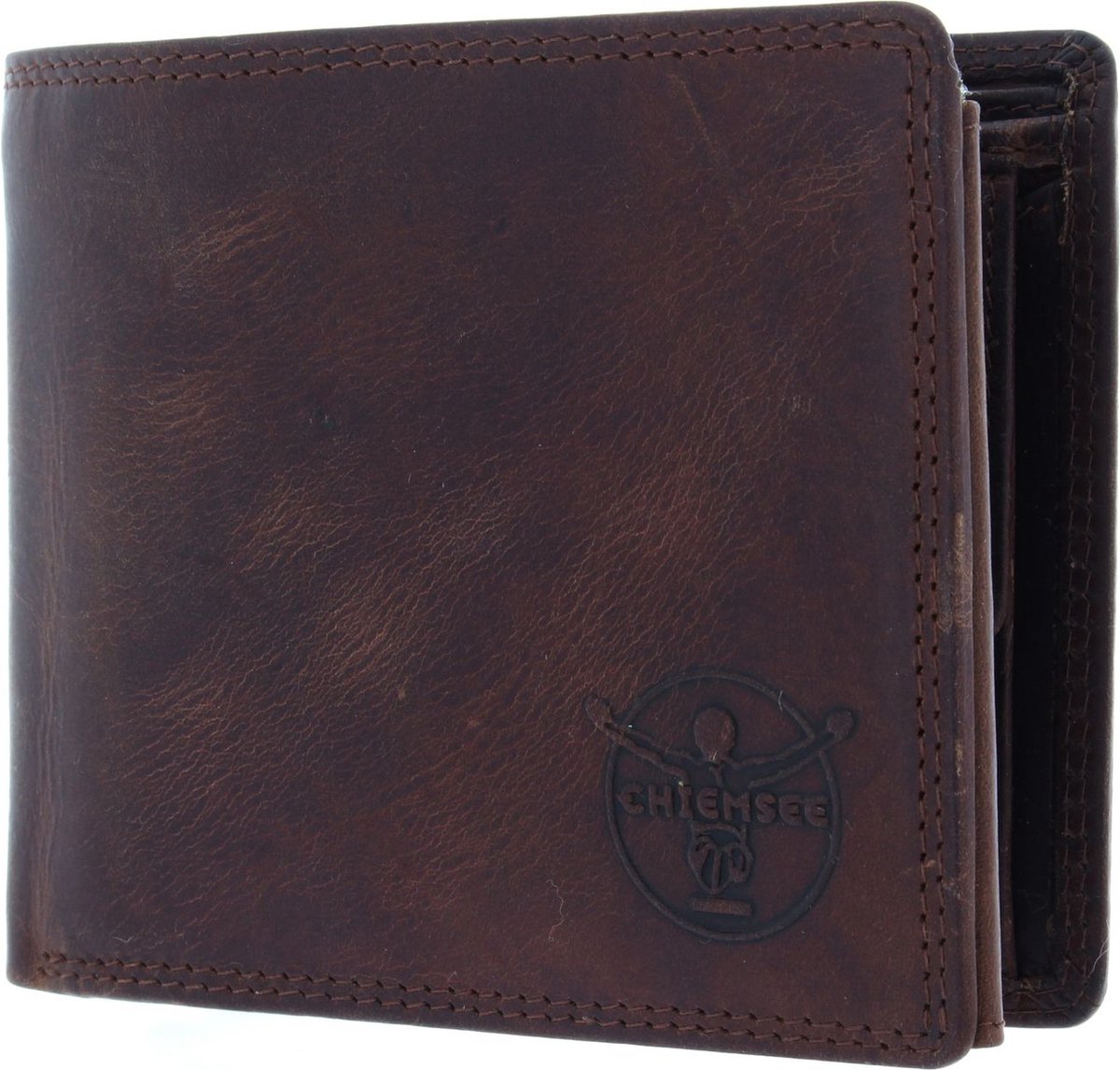 CHIEMSEE Leren Portemonnee Dalian Wallet Brown Bruine