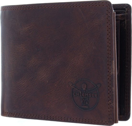 CHIEMSEE Cuir Porte-monnaie Dalian Wallet Brown Brun