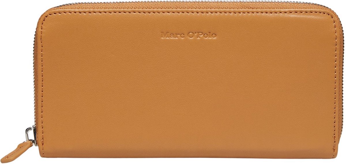 Marc O'Polo Portemonnee Finija Zip Wallet True Camel Lichtbruin
