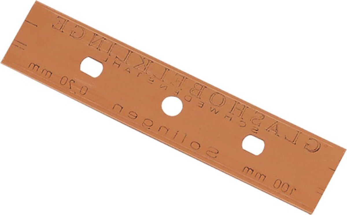 Pulex mes 10cm voor RVS schrapmes - 10 stuks - Koper