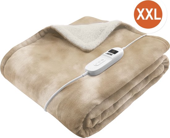 ASOME WD-180A Elektrische Deken - Electrische Deken - Warmtedeken - Elektrische Deken 2 persoons - 180x160 cm - Extra Groot