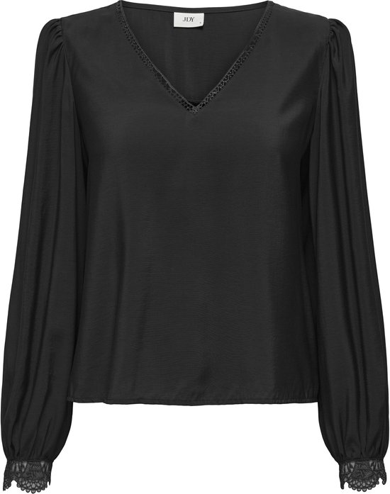 JDY - JDYCAMILLE L/ S LACE V-NECK TOP WVN - Femme - Chemisiers