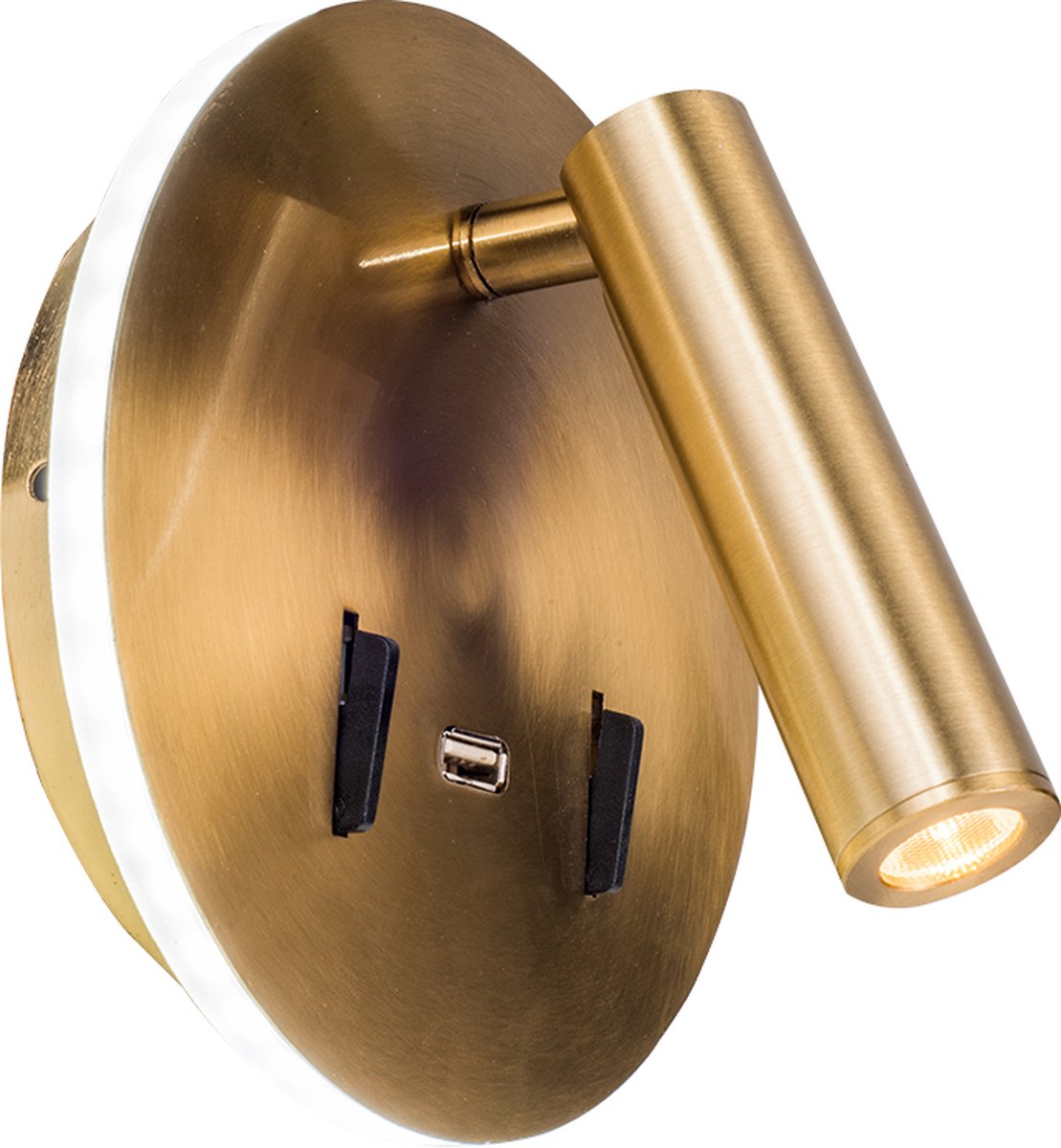 Olucia - ALEC - Wandlamp - Goud - Vorm: Rond