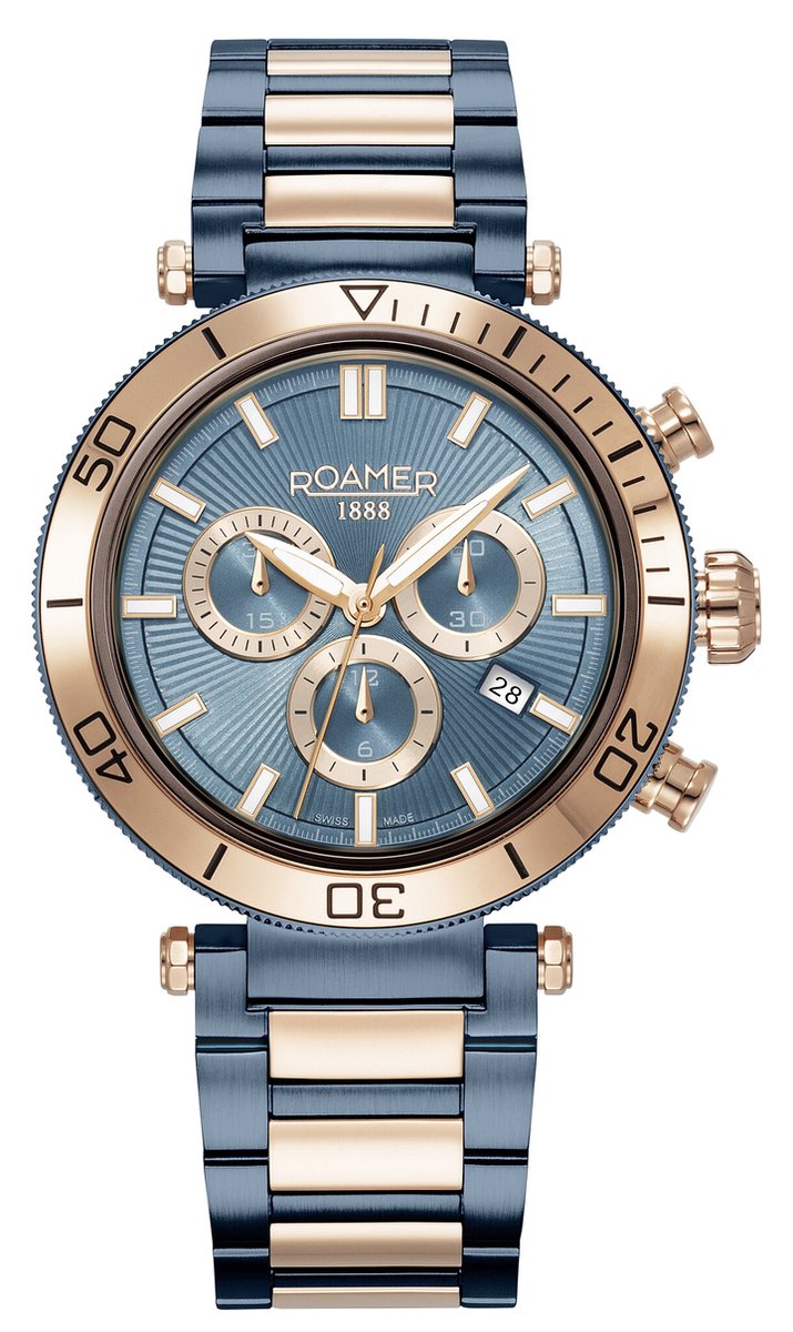 Roamer Toscana 994837 49 45 20 chronograaf horloge 43 mm