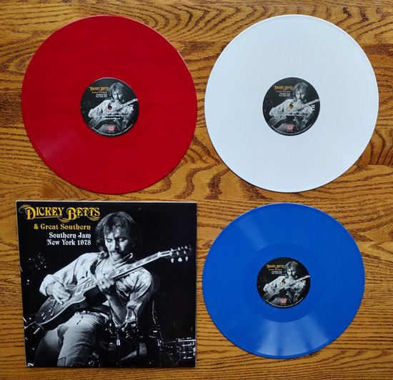 Dickey Betts & Great Southern - Southern Jam New York 1978 (Red, White & Blue 3LP / Black Friday 2024)
