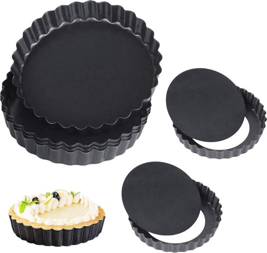 Paderno World Cuisine niet-gekleurde taartpan 11 7/8inx4in