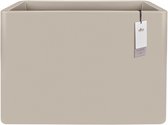 Elho June Brick Divider 80 - Room Divider voor Binnen & Buiten - 100% Gerecycled Plastic - L 29.5 x B 79.0 x H 59.0 cm - Balanced beige