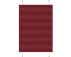 vidaXL - Plissé - rolgordijn - 100x150 - cm - stofbreedte - 99,4cm - bordeauxrood