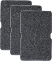 Fixem® - Geschikt voor Beko droger filter 2964840100 - Wasdroger filter - Spons filter - Filter voor droger- 245x155mm 3 stuks