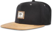 Djinn's 6 panel snapback cap 10OZ canvas black