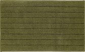 Casilin Badmat Antislip 70x140cm Luca - Waterabsorberende Badkamermat - Wasbaar en Sneldrogend - Voor Douche en Bad - 100% Katoen - Rechthoek - Groen