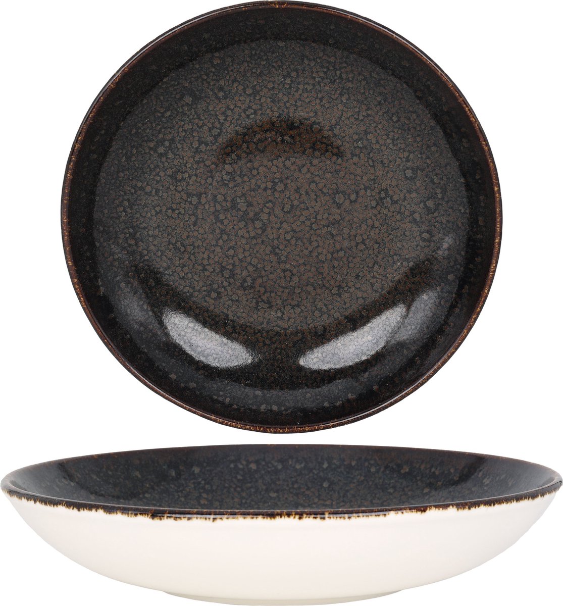 Bonna bord - Ore Tierra - Porselein - 23 cm - set van 6