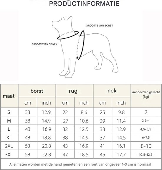 Didog Fleece gevoerde warme hondenwinterjas voor kleine honden