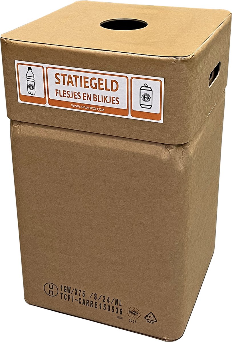 Goedkoopste Statiegeld inzamelbak flesjes en blikjes voor thuis - Statiegeldbak - Statiegeldbak voor thuis - PETflesjes en blikjes inzamelbak - Incl. ophangsysteem voor PMD zakken of 60 ltr zakken met trekband
