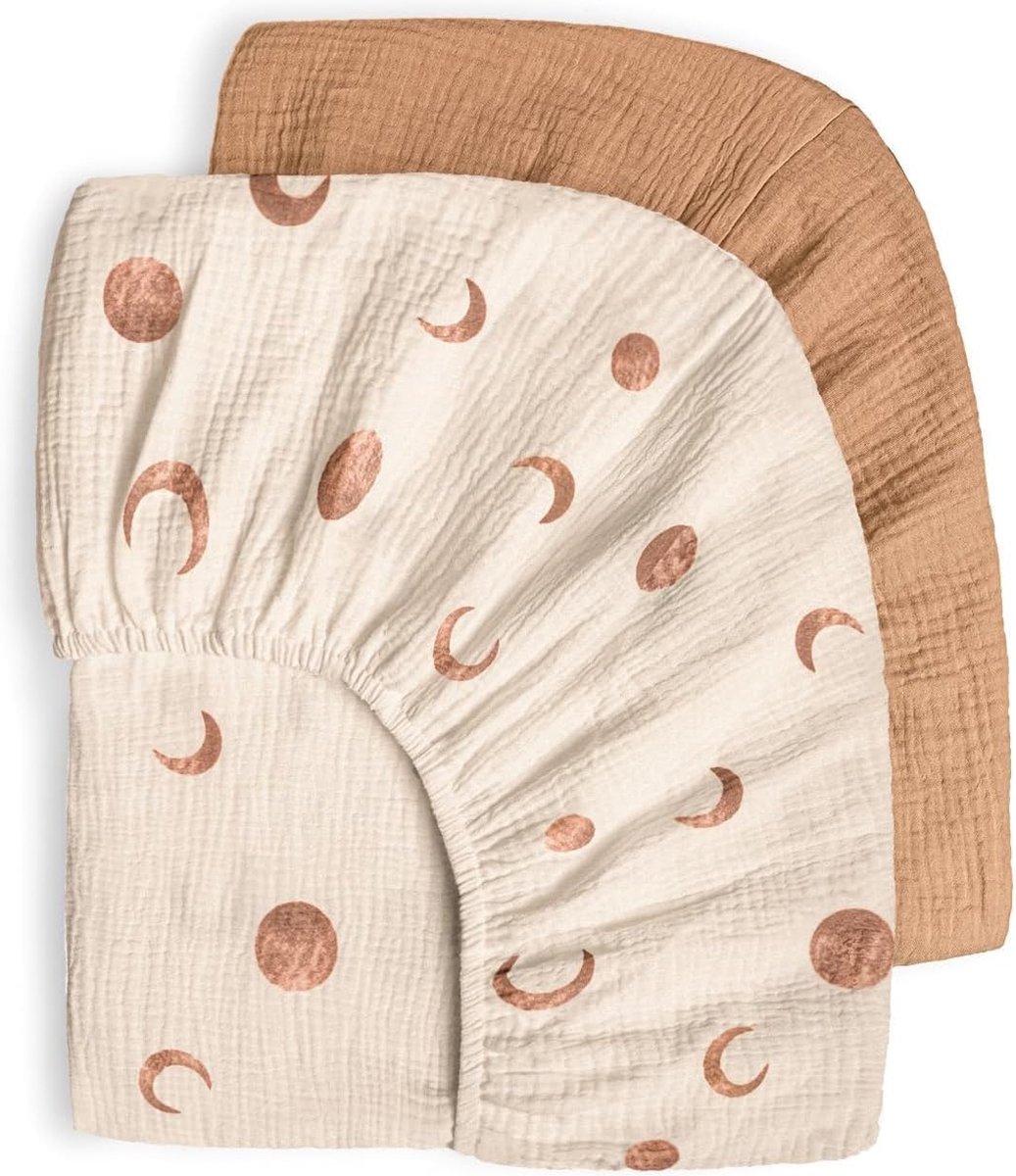 Goodivery ® Set van 2 Zachte Katoenen Kinderhoeslakens voor Comfortabel Slapen