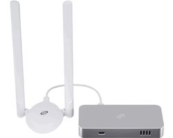 Deeper Connect Mini + 1200 Mbps Dubbele WiFi Antenne - 140 m2 Dekking - Levenslange VPN (DPN) - Virus/Malware bescherming WiFi netwerk - Miner - Ads Blokkeren