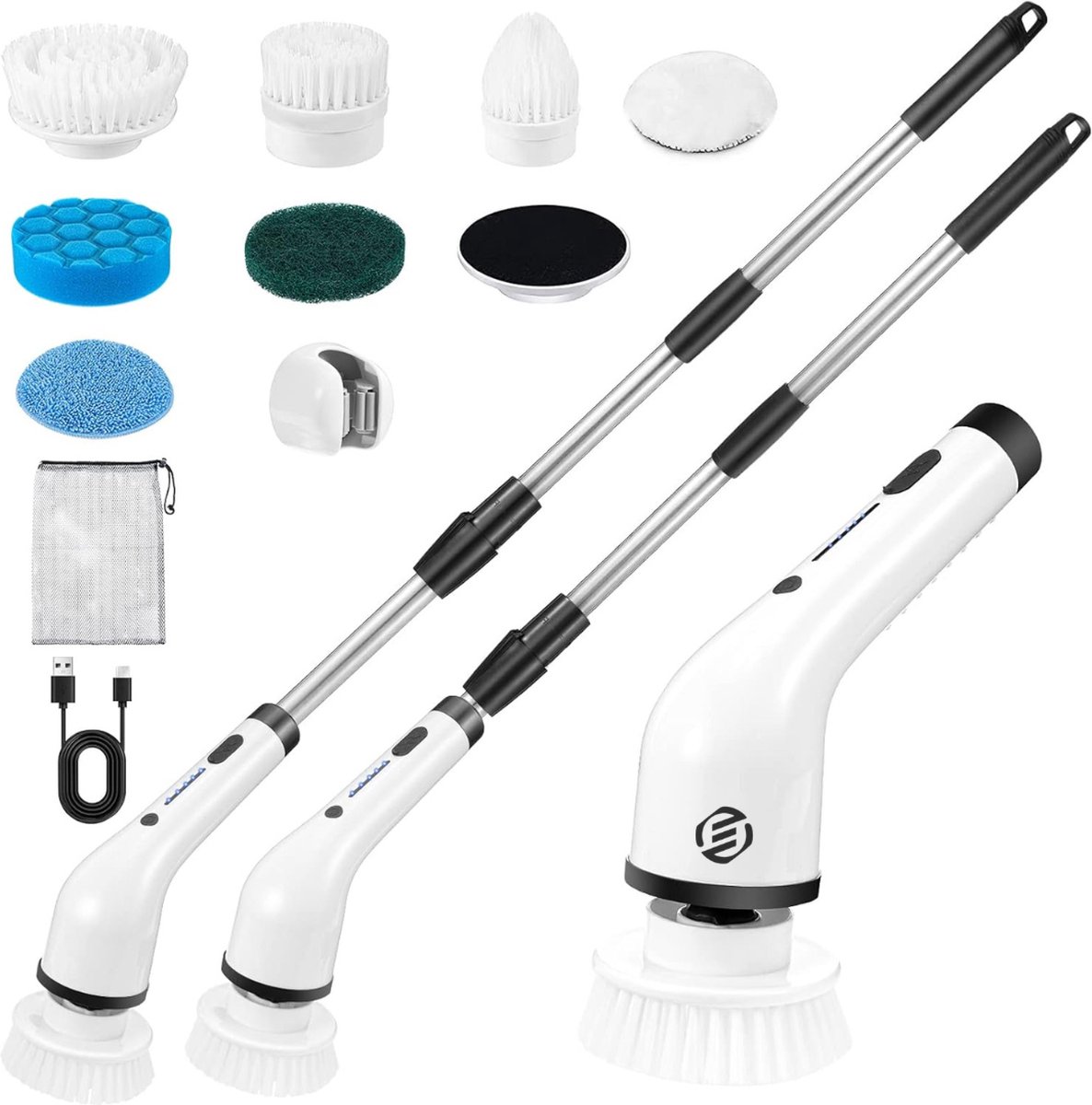 Goedkoopste Equivera Elektrische Spinschrobber- Spinning Schrobber - Elektrische Spin Schrobber - Draaiende Schrobber - Elektrische Schrobber - Schrobmachine - Poetsmachine - Schrobber - Elektrische Schrobborstel - Scrubber - Boenmachine - Spinscrubber - Elektri