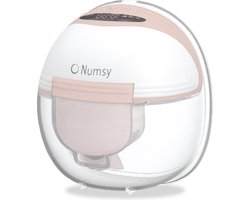 Numsy Elektrische Draadloze Borstkolf Enkel - Handsfree - BPA Vrij - Enkele