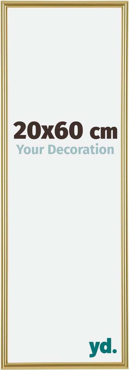 yd. Your Decoration - Fotolijst 20x60 cm - Kunststof - Goud - Annecy