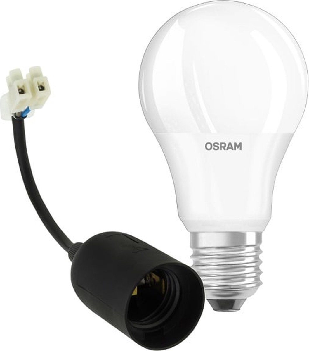 VERHUISSET LAMPHOUDER + LEDLAMP 60W