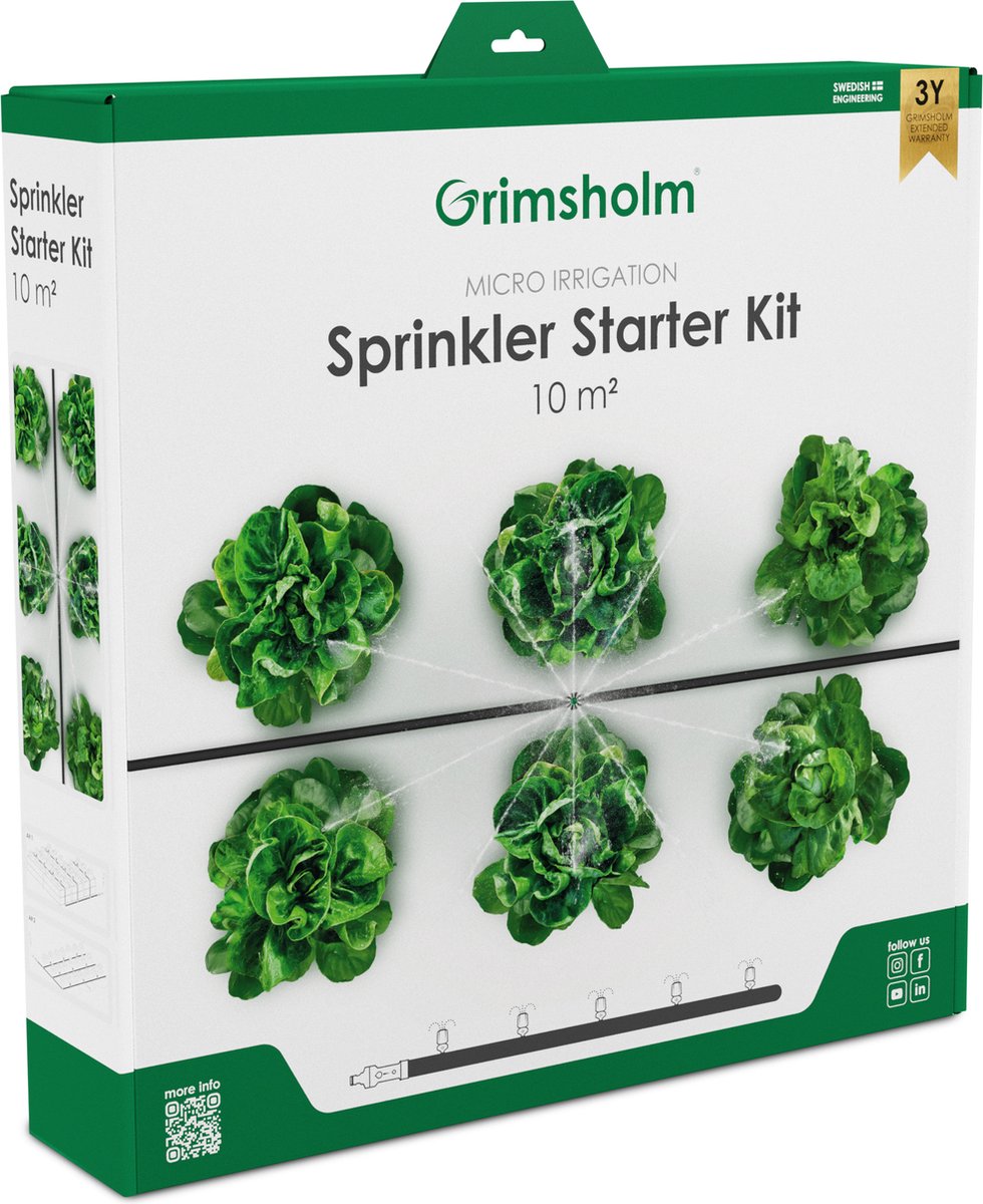 Grimsholm - Micro-irrigatie startpakket - Sproeier (10 m²)