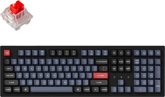 Keychron K10 Pro QMK/VIA wireless mechanical keyboard red
