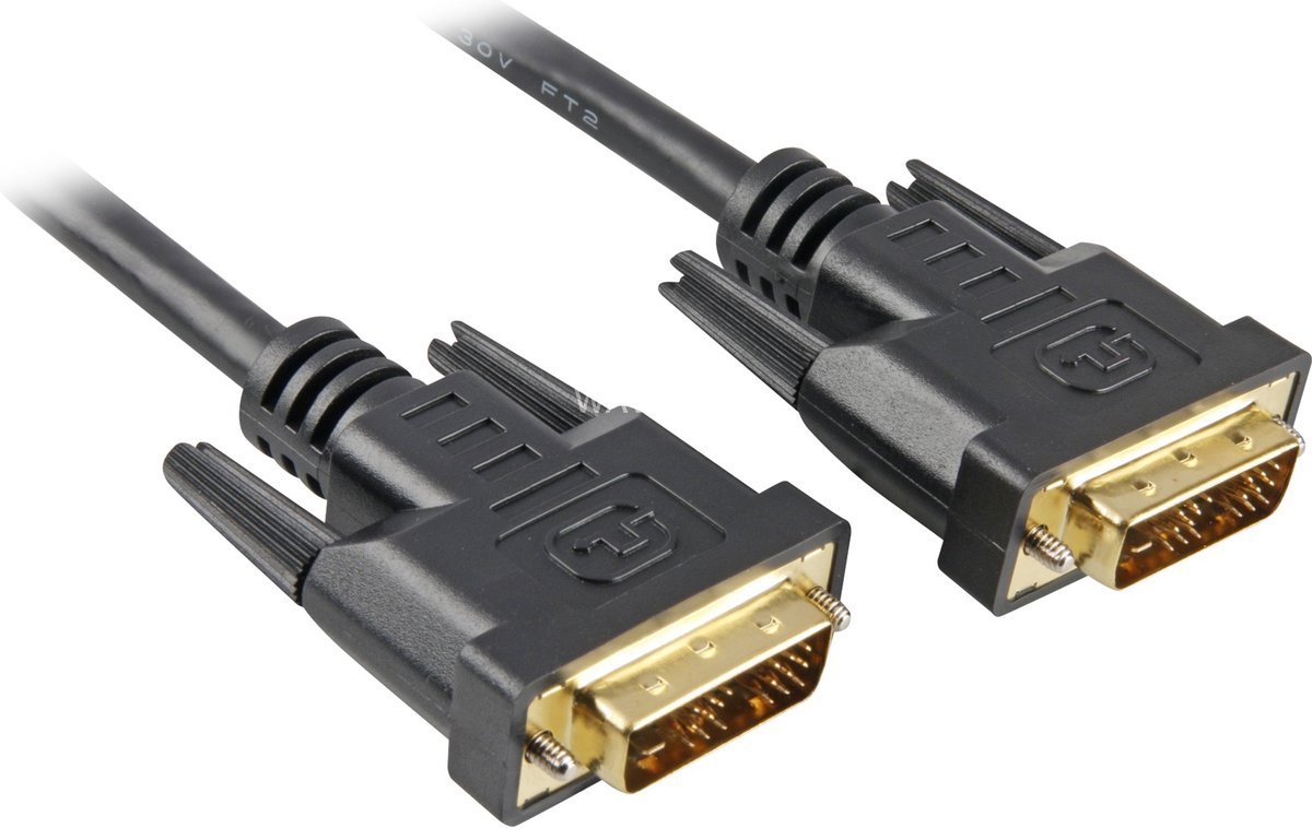 Sharkoon 2m DVI-D to DVI-D (18+1)