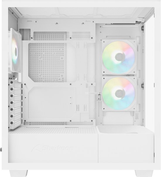 Sharkoon Rebel C60 White - Modèle Midtower - ATX - RGB - blanc