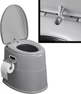 ProPlus Demontabel Campingtoilet - 8-delig - Met Wc-rolhouder en Uitneembare Emmer