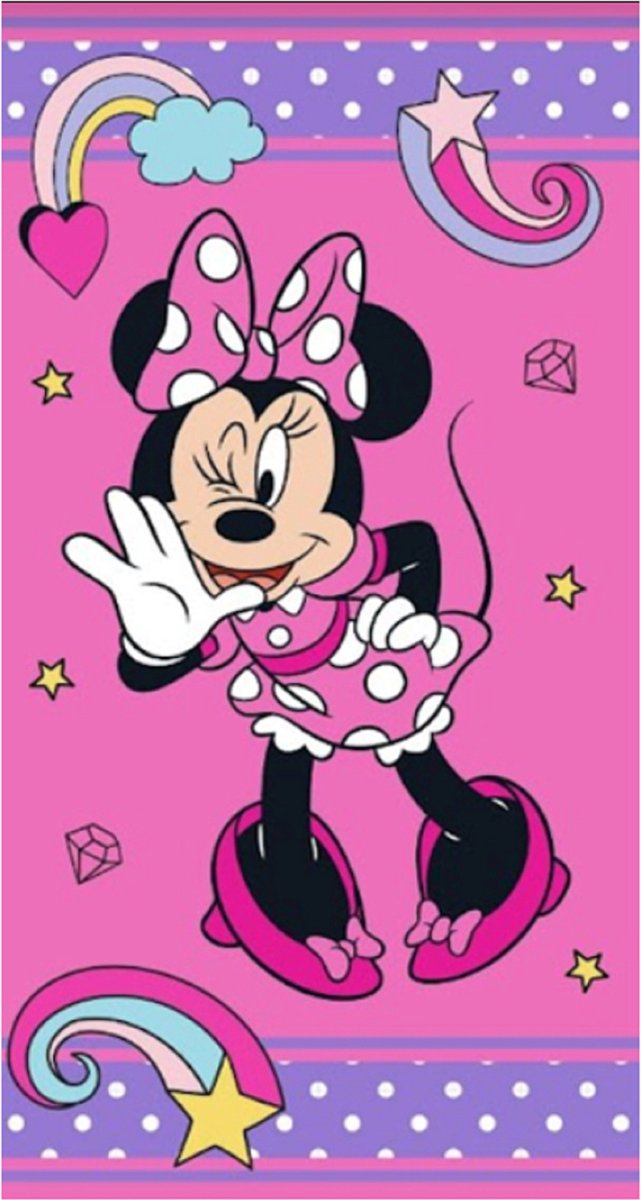 Minnie Mouse Badlaken 70x140cm Katoen