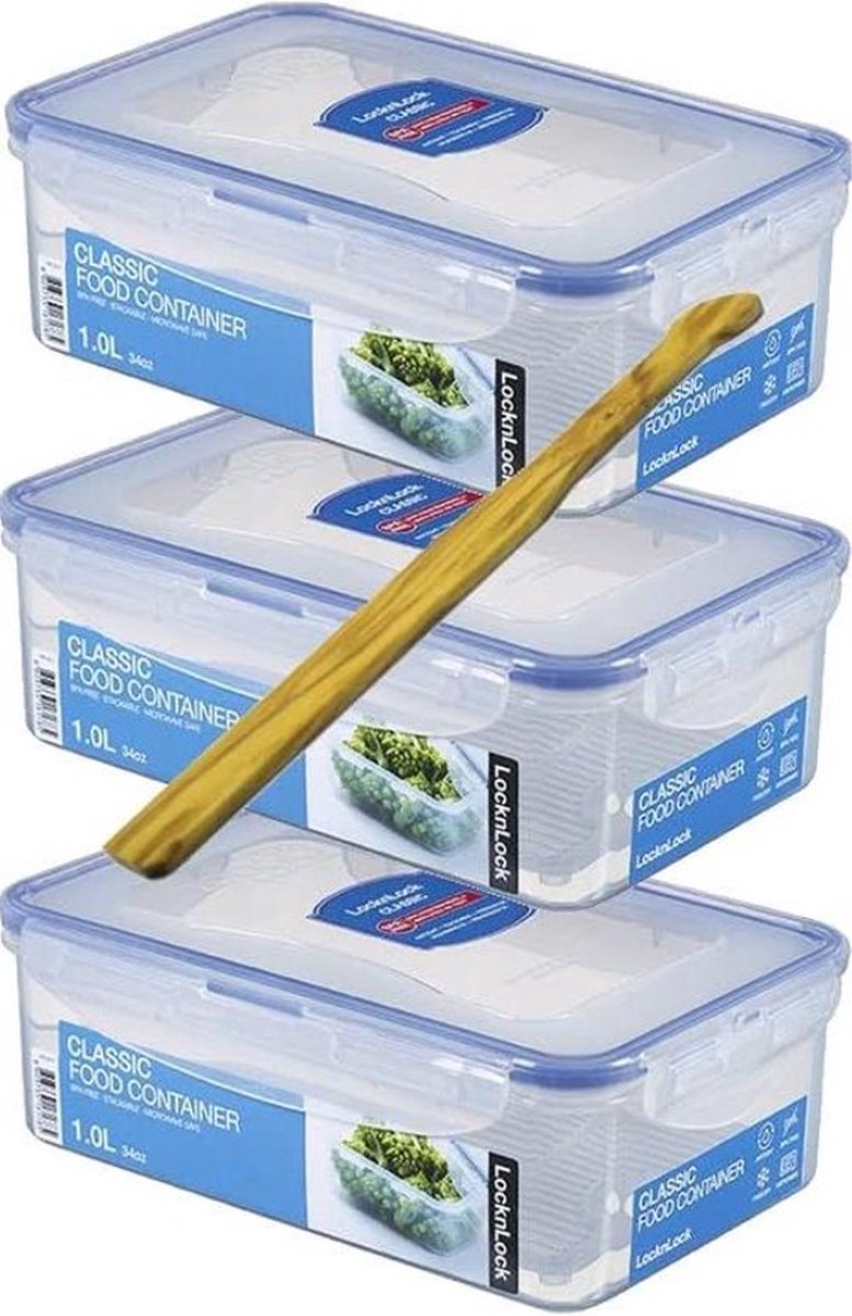 Vershouddoos voorraaddoos vriesdoos 10 liter set van 3 met afdruiprooster diepvriesdozen