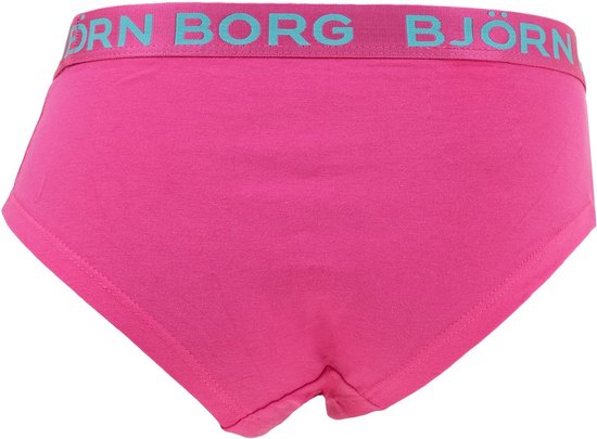 Fuchsia hipster met lichtblauwe logo band.