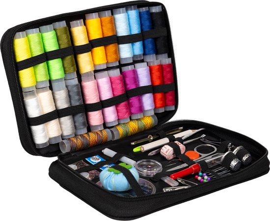 Crafts&Co Machine à coudre Enfants - Offre combinée avec kit de couture - Hobby & Créatif - Machine à coudre pour enfants - Wit