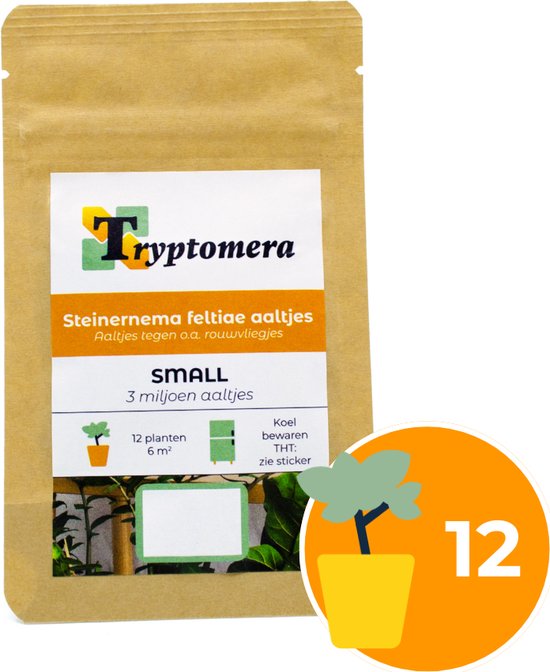 Aaltjes tegen rouwvliegjes- 3 miljoen aaltjes - voor 8-12 kamerplanten