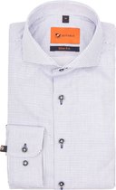 Suitable Overhemd Ruiten Donkerblauw (navy) - Maat 40 - Heren - Overhemden Formeel