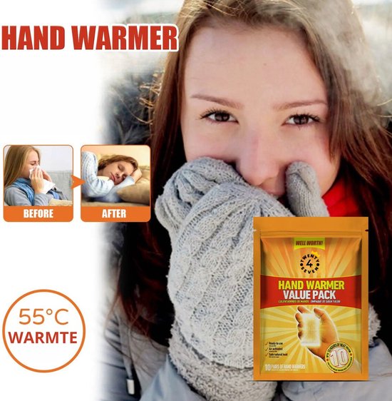 Twenty4seven® Handwarmers 10 Stuks - Voetwarmers & Handwarmer - Zak