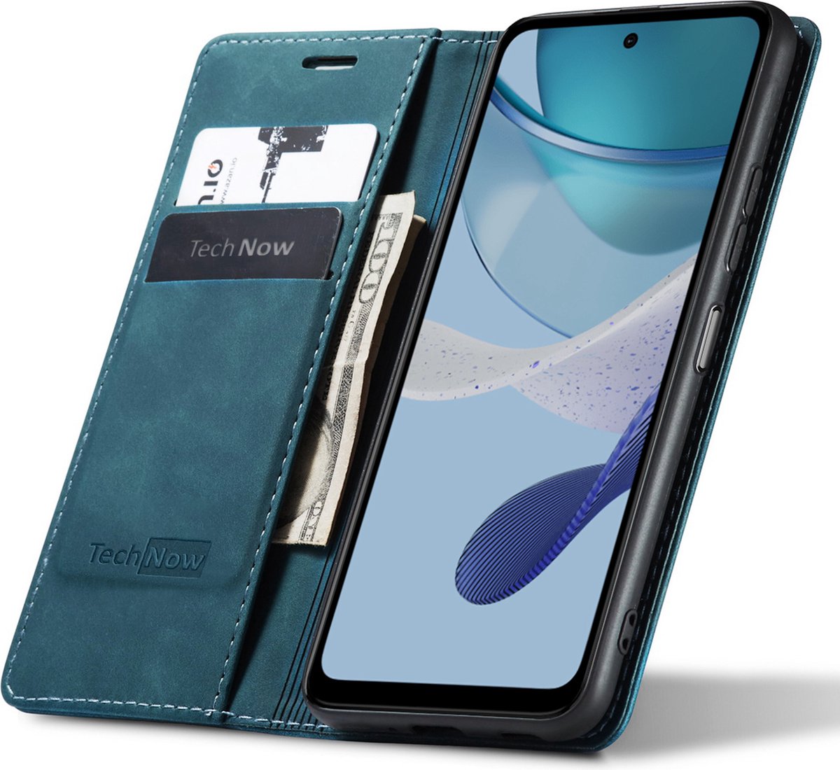 Hoesje geschikt voor Oppo Reno A60 / A40 / A40m - Book Case Leer Slimline Blauw