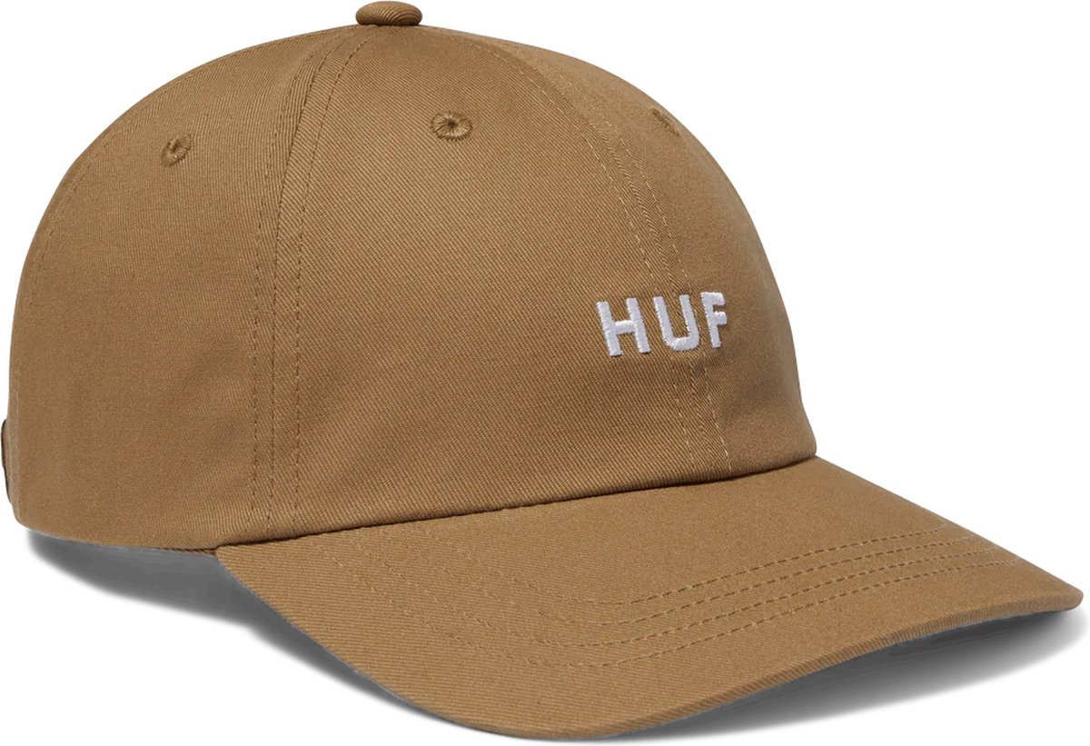 Huf Set Og Curved Visor 6 Panel Pet - Biscuit
