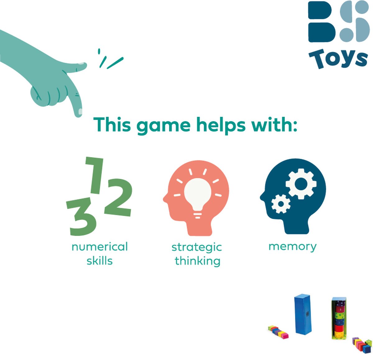 BS Toys Geheime Toren - Tafelspel - Strategiespel - Educatief - Vanaf 6 jaar - Hout — cadeau in Gadgets - foto 3