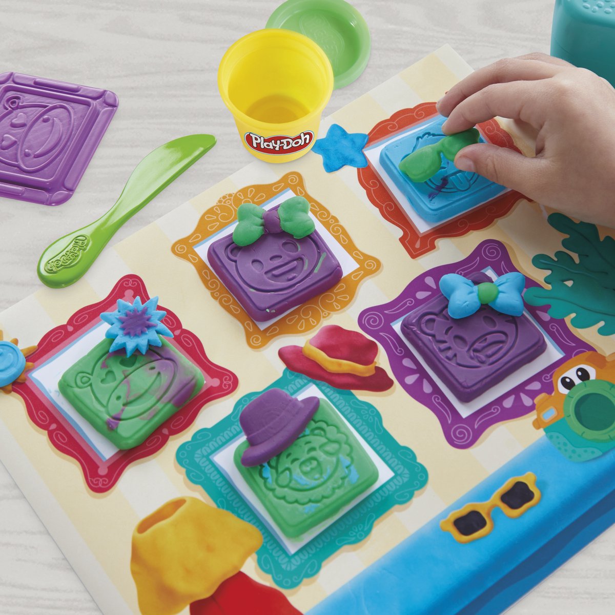 Play-Doh Fotoplezier Voor Beginners Speelset - Boetseerklei - Speelgoedcamera - 3 Play-Doh Potjes - Knutselen voor kinderen — afbeelding 14