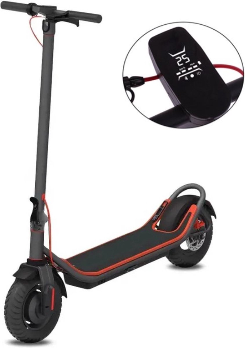 Bol.com ElectronicWorks AiE-1 - Elektrische Step - 10.4Ah Accu - Inclusief Tracker (GPS Dekking) - 350W E-step - 25Km/h - 30KM A... aanbieding
